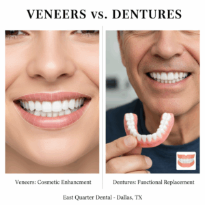 veneers x dentures