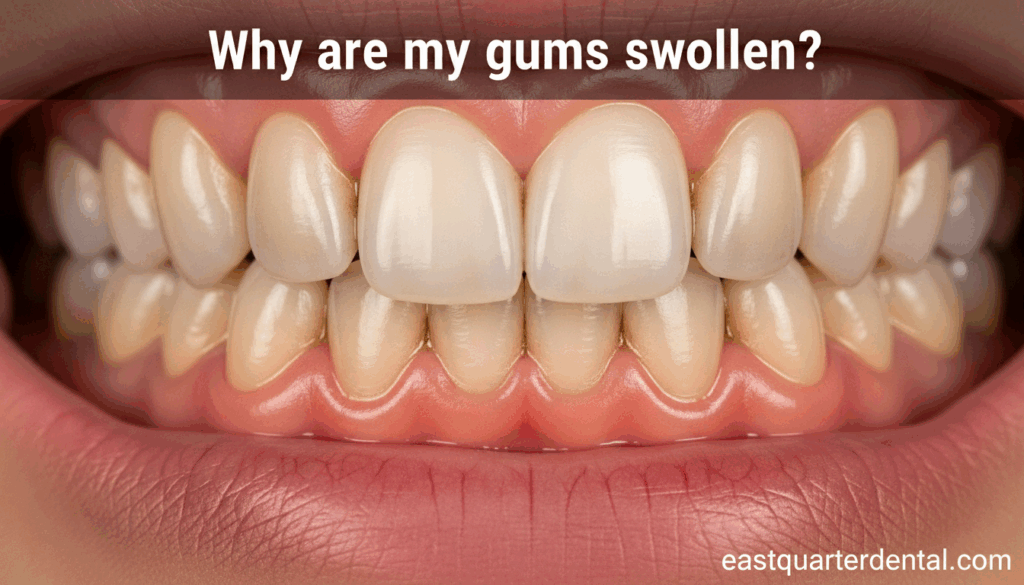why are my gums swollen