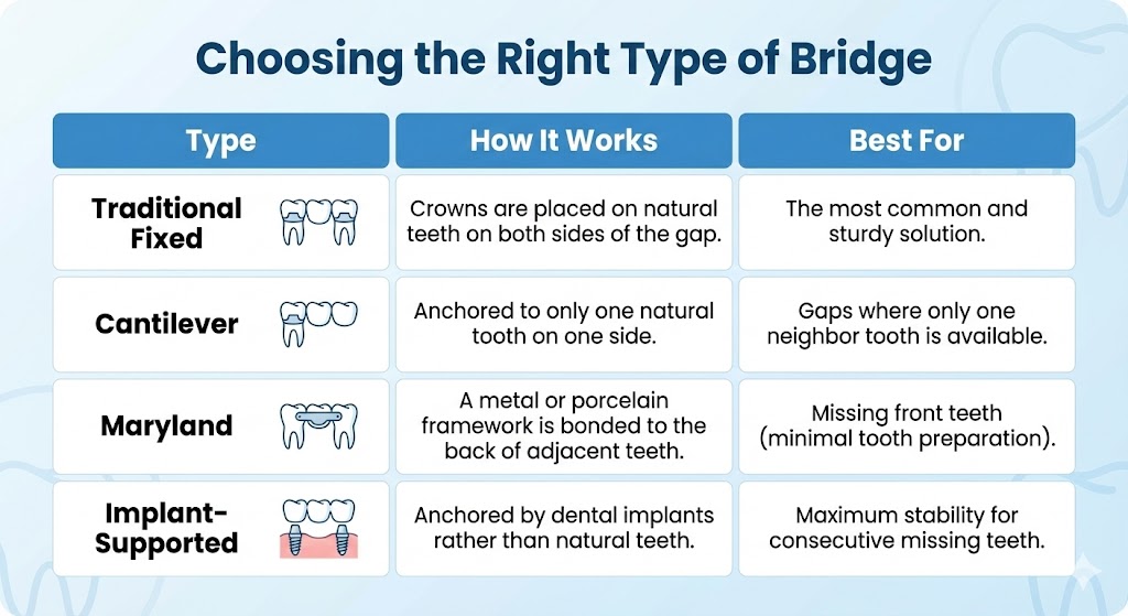 types of bridges